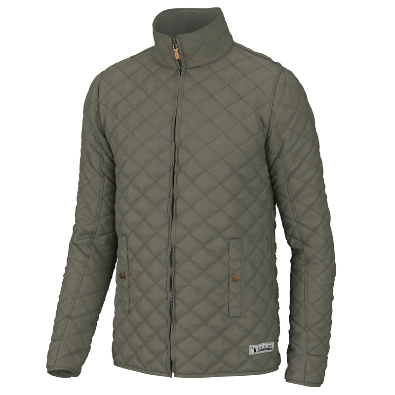 Quilted Jacket- Marsh Green