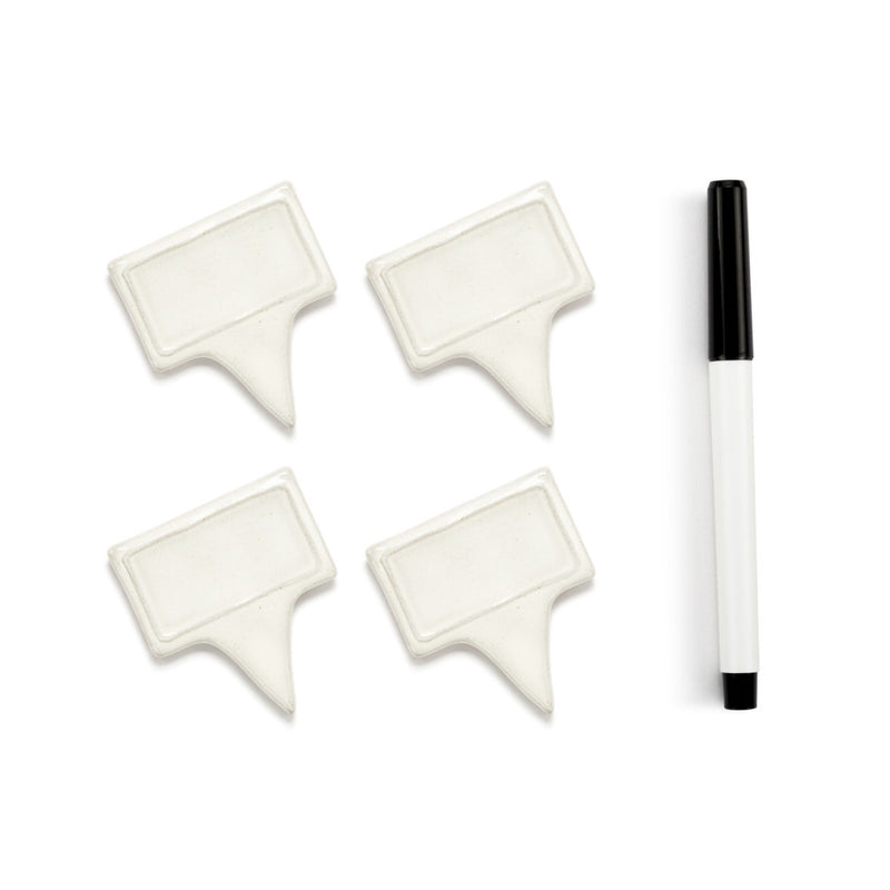 Write On Cheese Labels with Marker- Set of 4