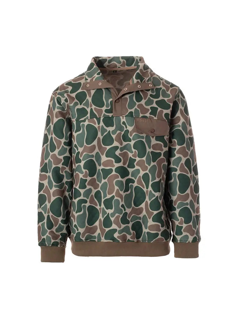 Roost Quilted Pullover- Camo