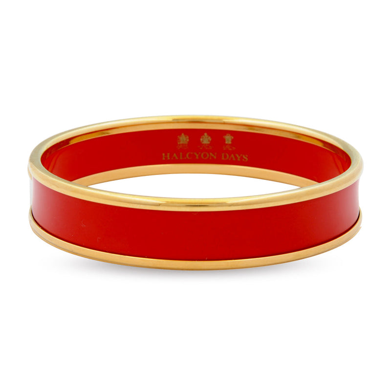 10mm Red & Gold Bangle Bracelet
