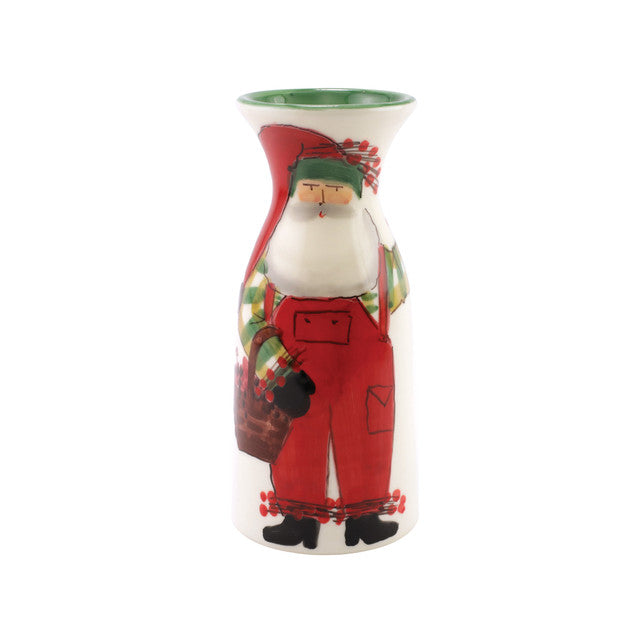 Old St Nick Wine Carafe with Grapes