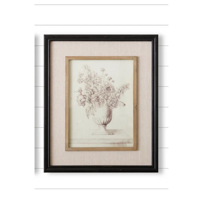 Flower Vase- Framed Print