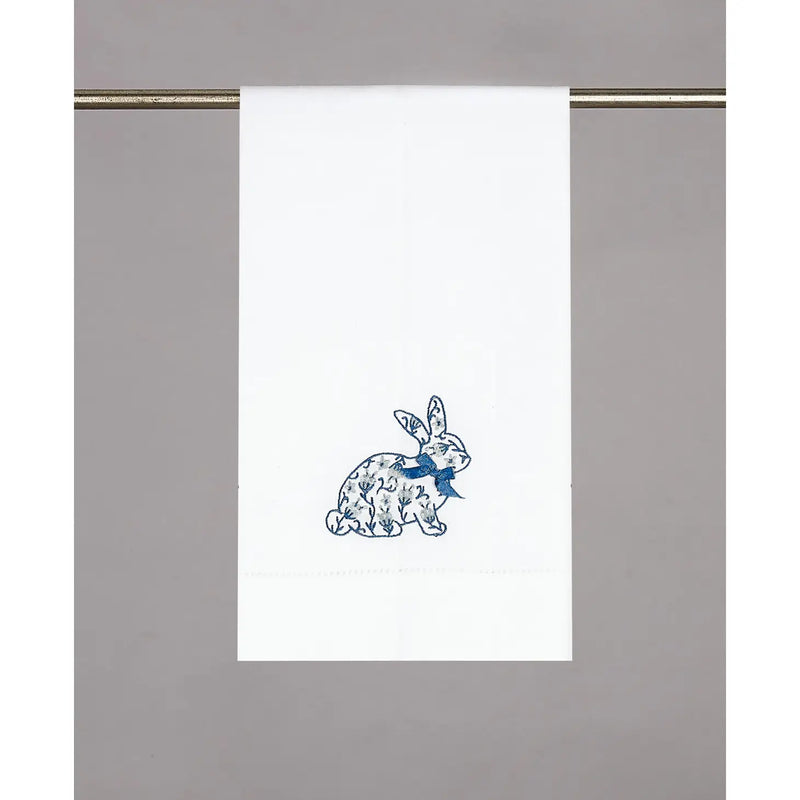 Chinoiserie Easter Bunny Guest Towel