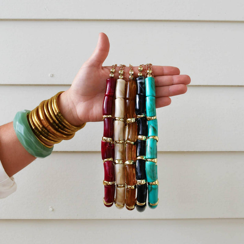 No Doubt About It Chunky Necklace: Brown