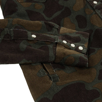Desperado Shacket: Woodland Camo / X-Large