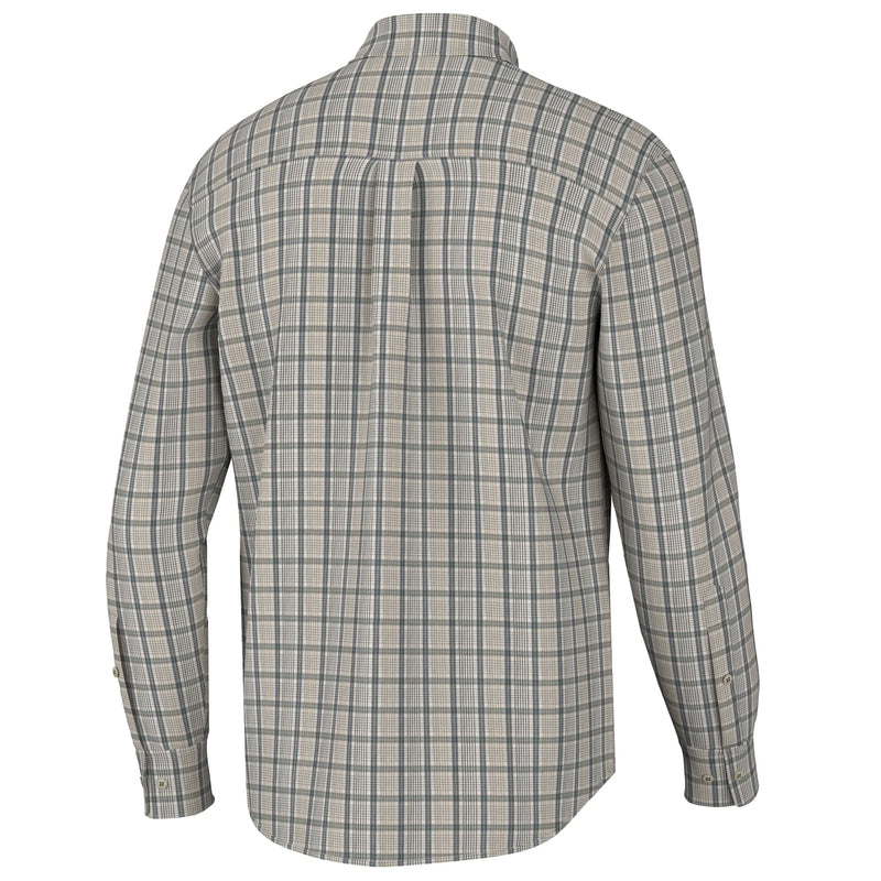 Stamps Dress Shirt- Gray/Ocean/Khaki