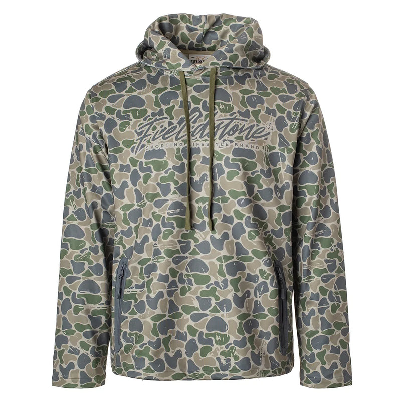 Backwoods Script Camo Hoodie