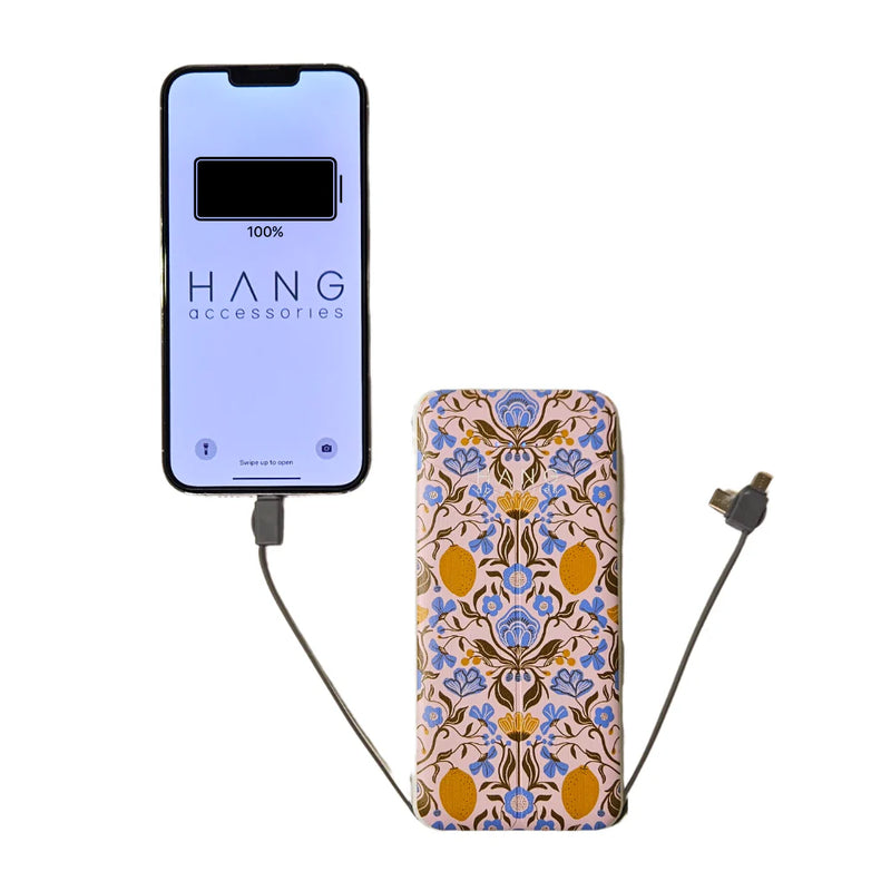 Amalfi Lemon Portable Phone Charging Bank