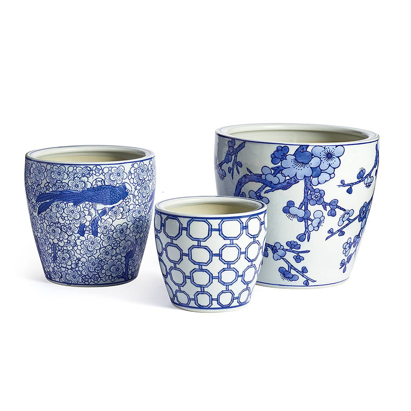 Barclay Butera Dynasty Flower Pots, Multiple Sizes