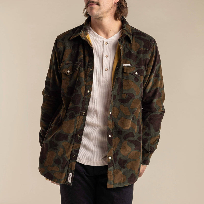 Desperado Shacket: Woodland Camo / X-Large
