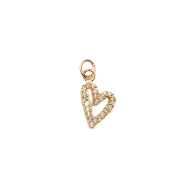 CZ Heart Charm