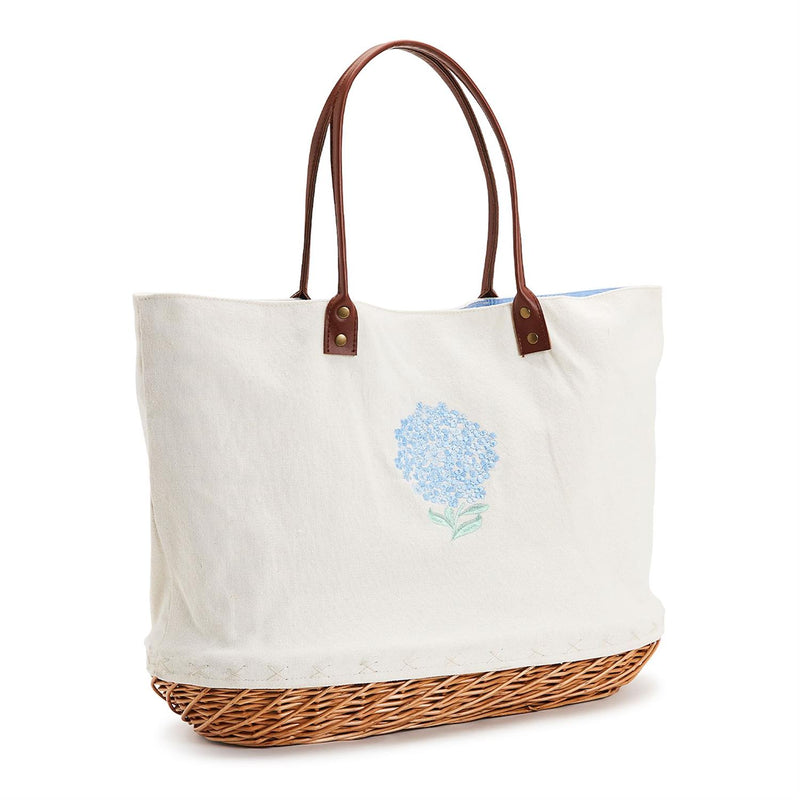 Hydrangea Basket Tote Bag