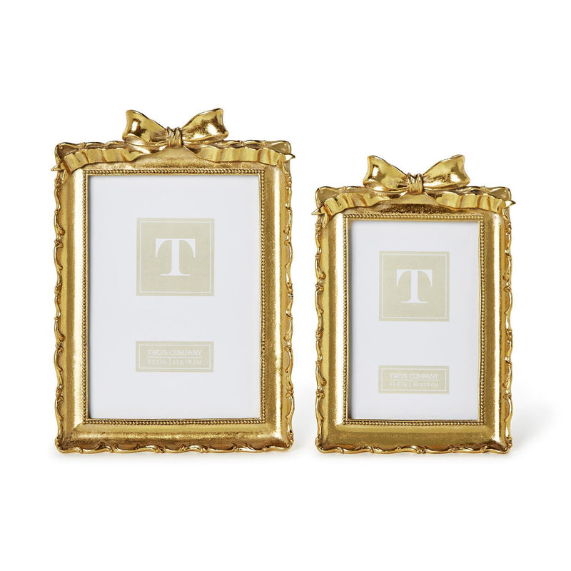 Vintage Gold Frame with Accent Bow