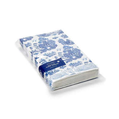 Blue Willow 3-Ply Paper Guest Napkin