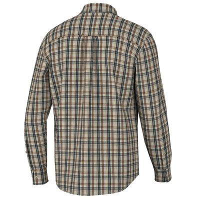 Scott Dress Shirt- Beige/Navy/Rust