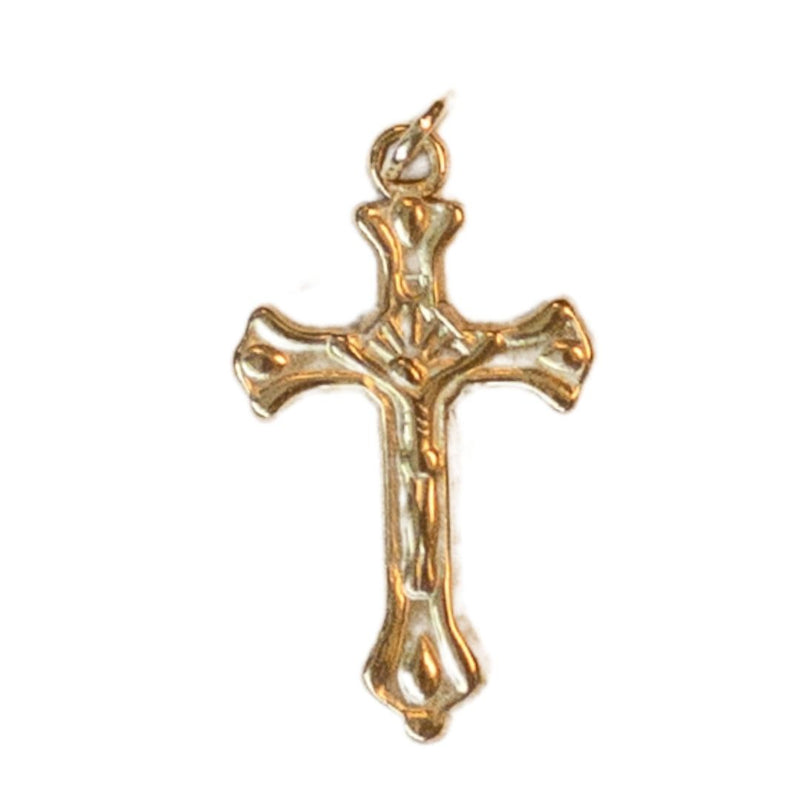 Textured Cross Charm