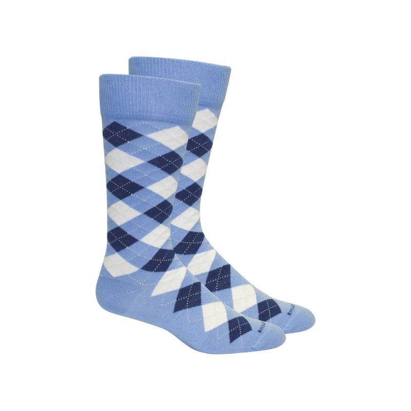 Argyle Socks - Navy & Delta Blue