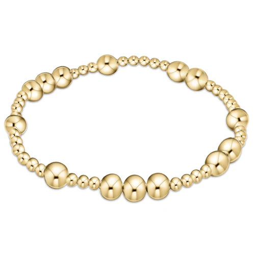 EXTENDS Hope Unwritten 6mm Bead Bracelet- Gold