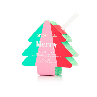 Holiday Tree Infused Body Wash Buffer, 4 Fragrances to Choose