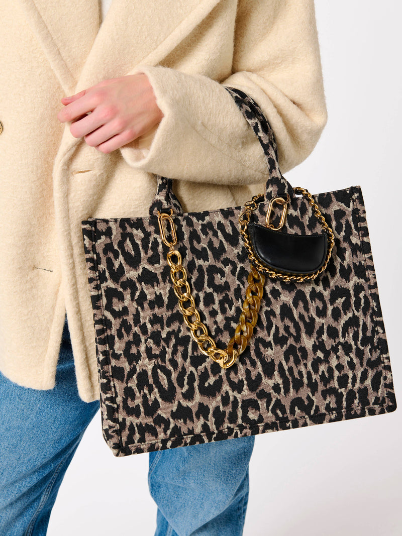 Chain Bag Charm, Ivory