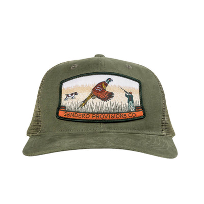 Bird Hunter Hat - Jalapeno/Olive: Jalapeno/Olive