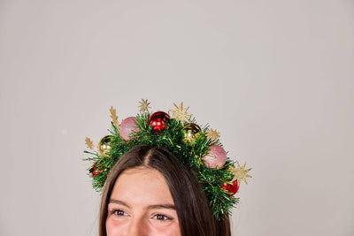 Deck the Halls Wreath Headband