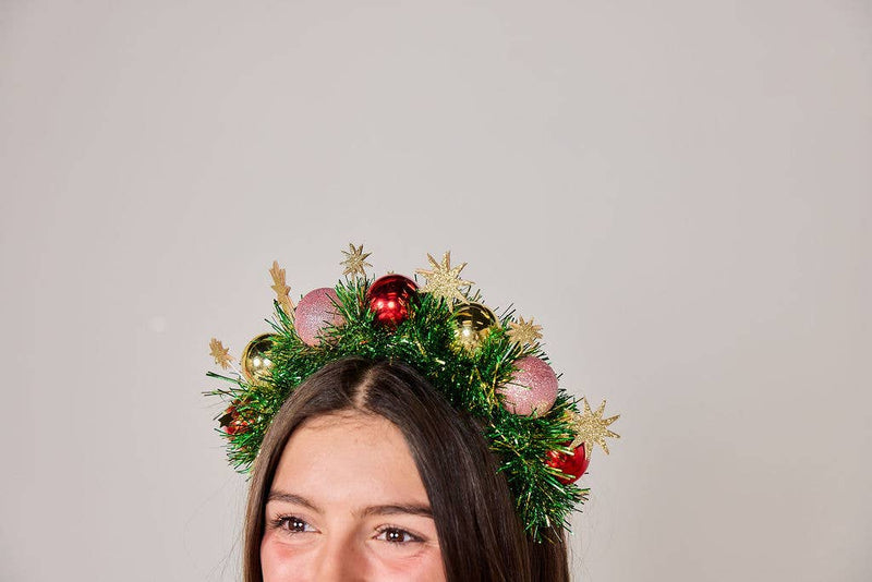 Deck the Halls Wreath Headband