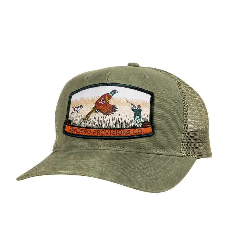 Bird Hunter Hat - Jalapeno/Olive: Jalapeno/Olive