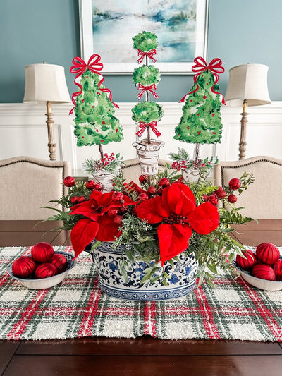 Beck's Traditional Pinecone Trees, Set of 3 Stakes/Hangers