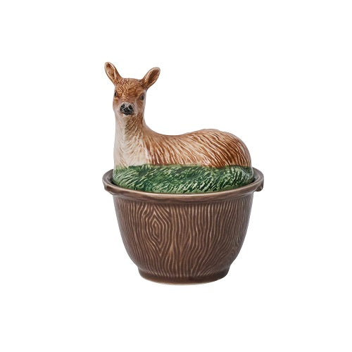 Forest Walk Bowl with Lid, Multi Animals