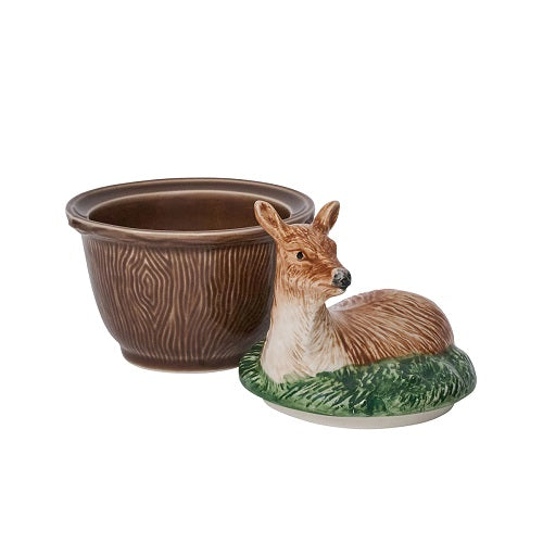 Forest Walk Bowl with Lid, Multi Animals