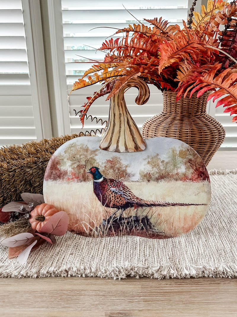 Scenery Pheasant Pumpkin Stake/Hanger