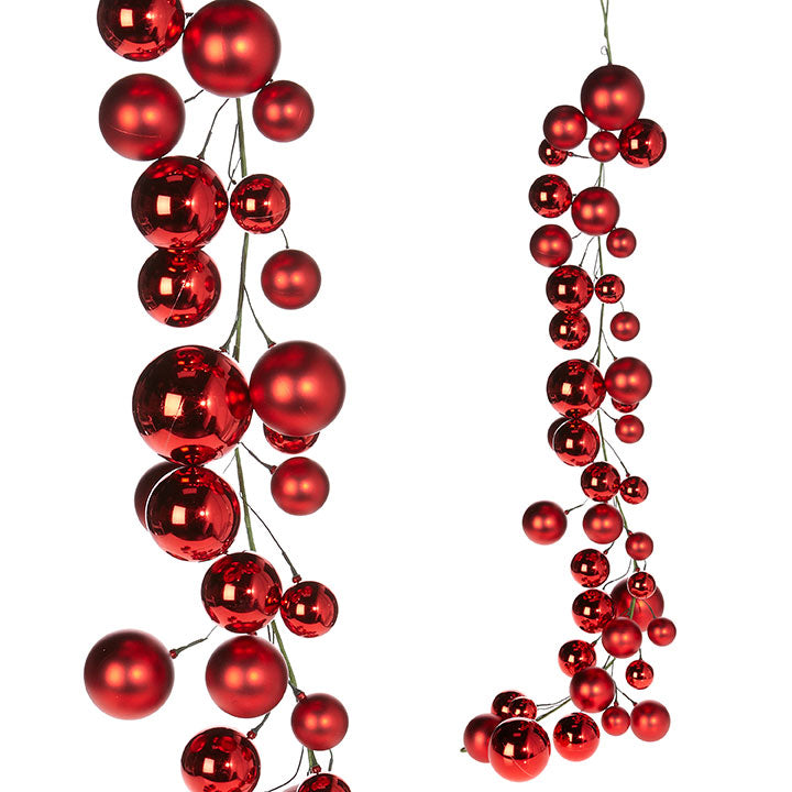 Red Ball Garland- 4ft