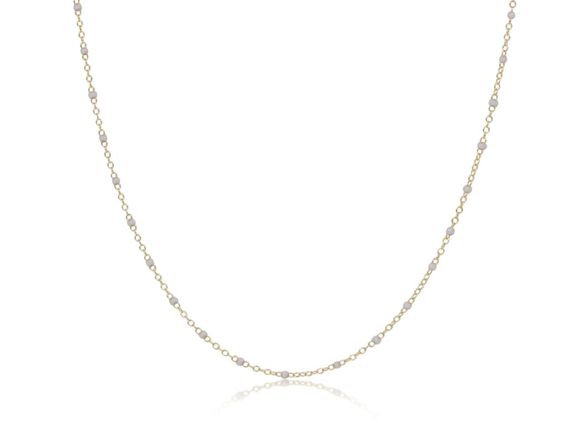 15" Choker Simplicity Chain Gold- 2mm Pearl