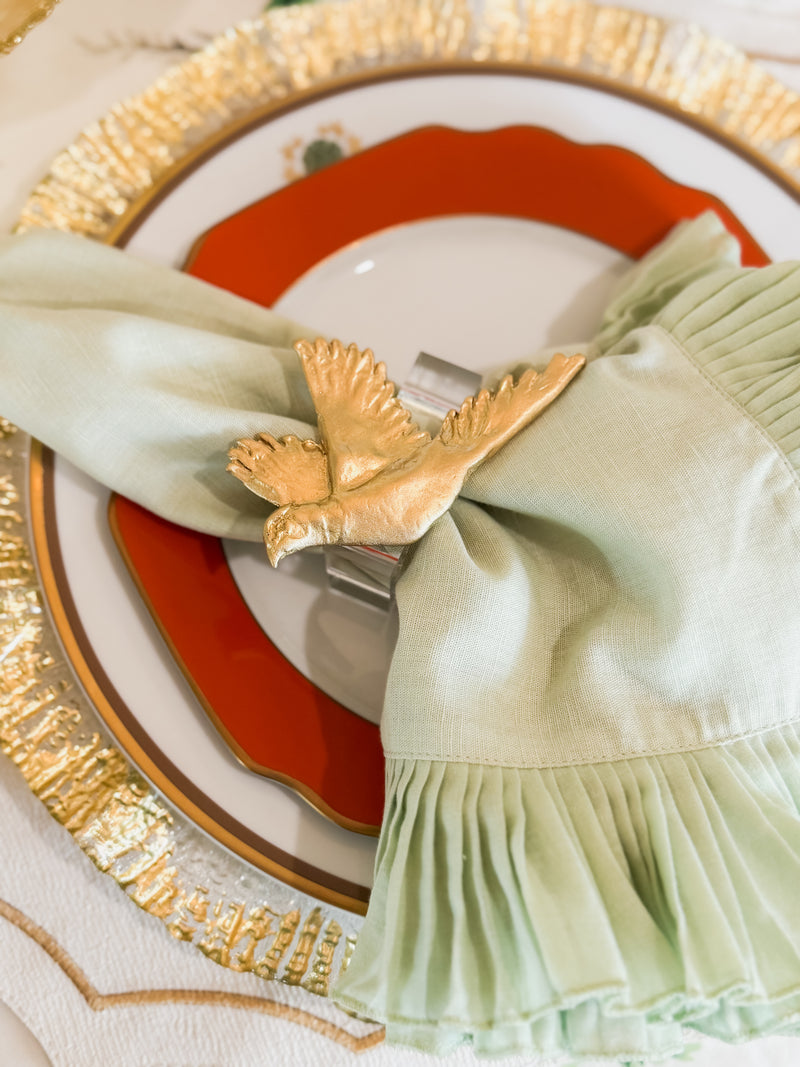 Pheasant Napkin Rings, Set of 4
