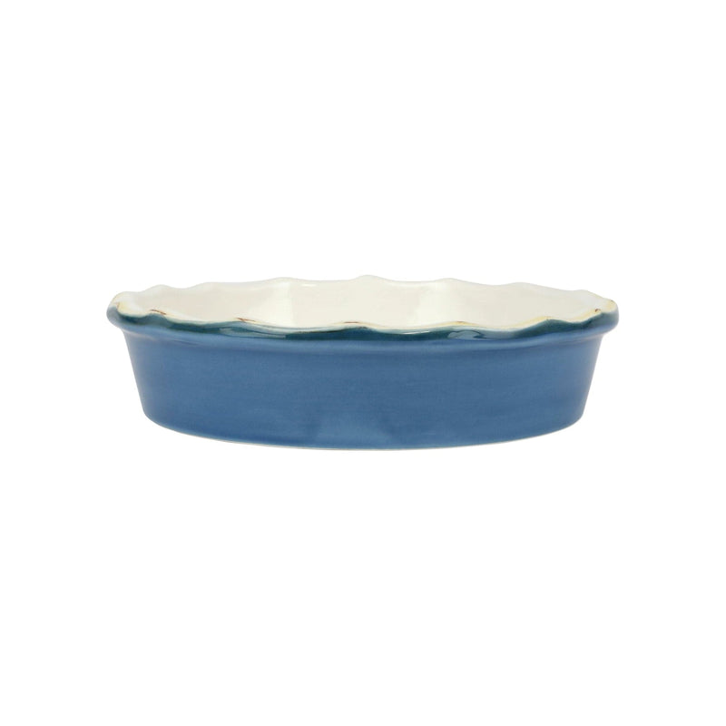 Italian Bakers Pie Dish, Blue