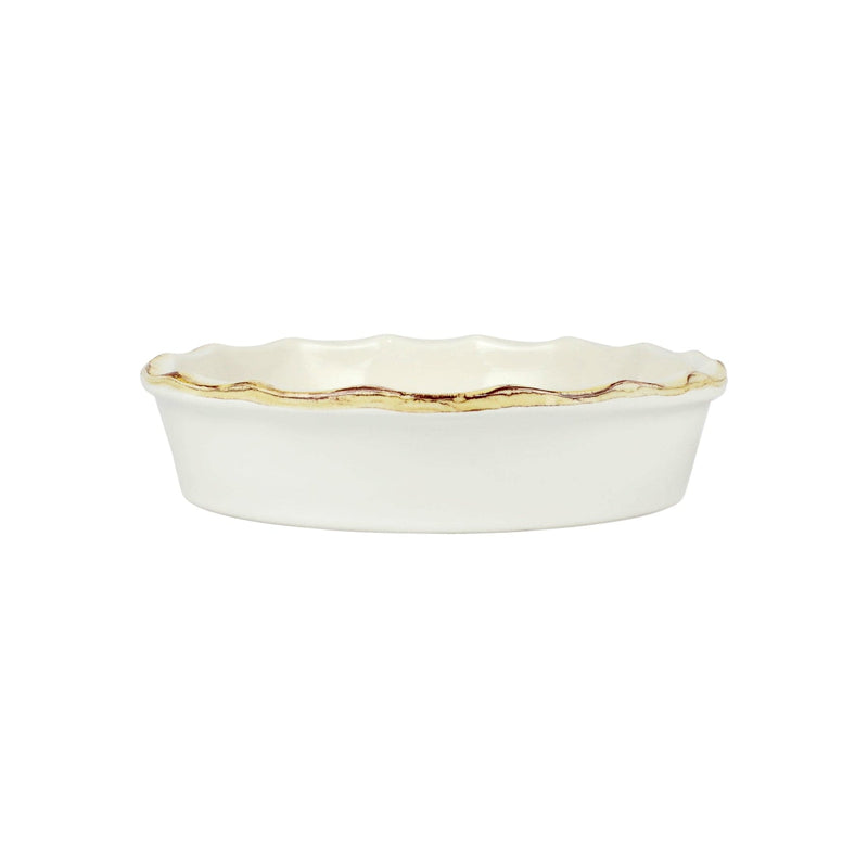 Italian Bakers Pie Dish, White