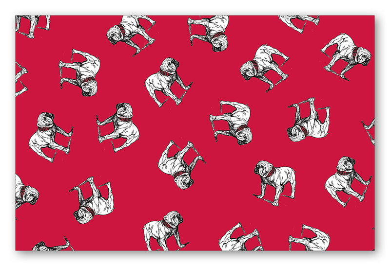 Scattered Bulldogs Placemats