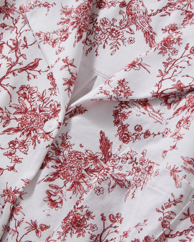 Women's Pima Olivia in Red Timeless Toile