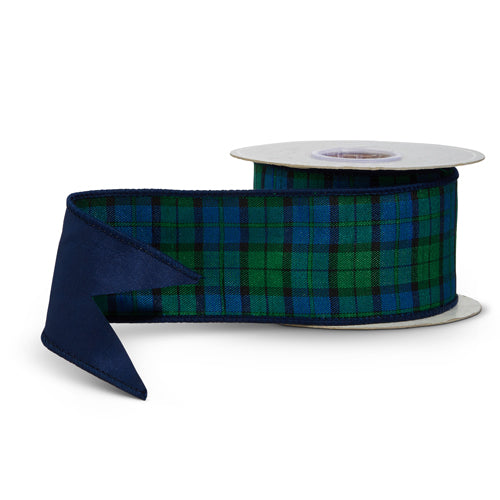 Black Watch Plaid Ribbon