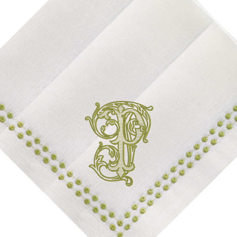 MADE TO ORDER: Daylynn Spivey, Willow Pearls Napkin