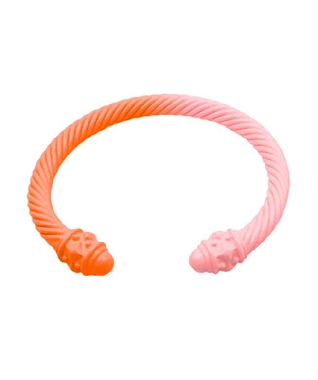Pink & Orange Salamander Cuff Bracelet