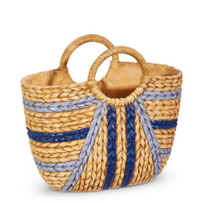 Blue Purse Planter