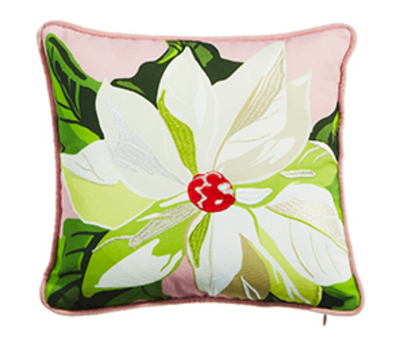 Poinsettia Pillow