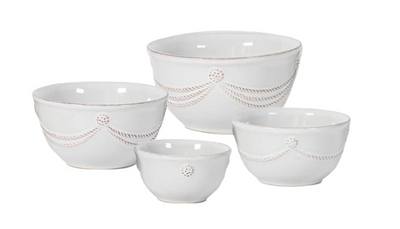 Berry & Thread Nesting Prep Bowls Set- Whitewash