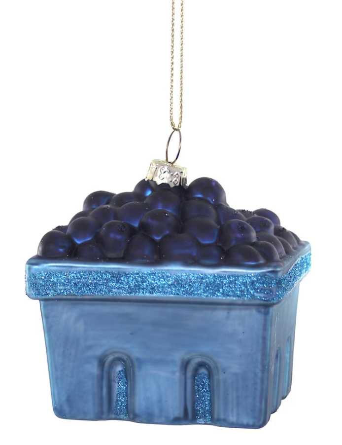 Farmstand Blueberries Ornament