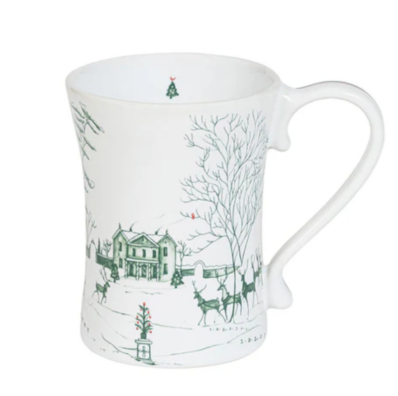 Country Estate Winter Frolic Mug- Evergreen