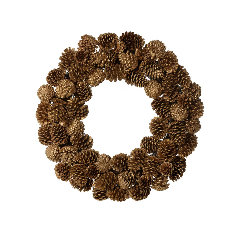 Mixed Pine Cone Wreath