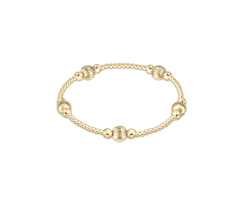 Purpose Dignity 6mm Bead Bracelet - Gold