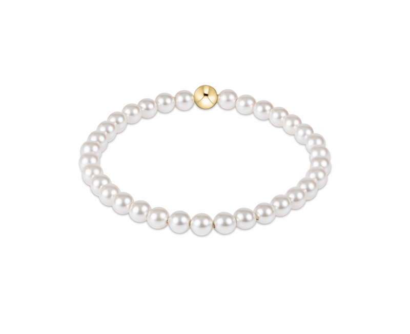 Classic Pearl 5mm Bead Bracelet